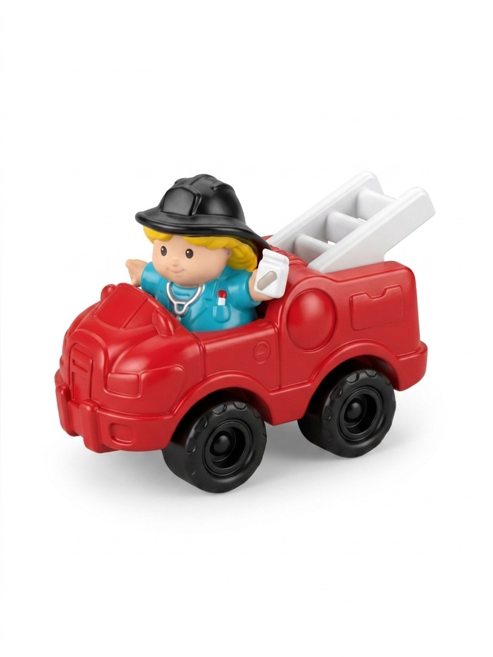 Fisher-Price 2001 Little People Cheryl Paramedic with Truck